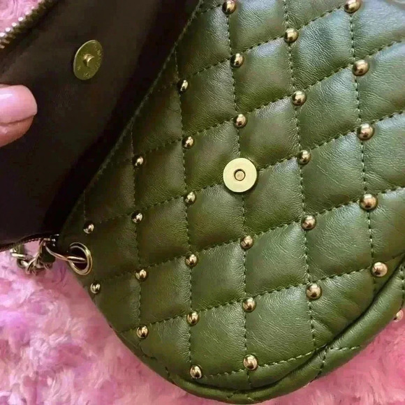 Women's Crossbody Small Green Bag Poppie Jones Excellent condition - Picture 10 of 12